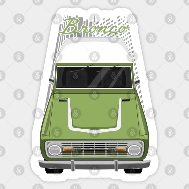 Ford Bronco 1st gen - New Lime Sticker by V8social